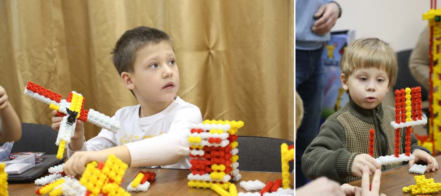 Детский конструктор Фанкластик провёл Мастер-класс на детской ярмарке Еремейка