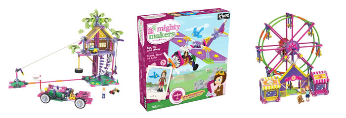 Модели из наборов K’NEX Mighty Makers