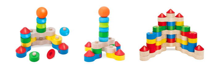 Модели из наборов HEROS Chain Blocks