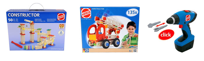 Инструмент для сборки и коробки HEROS Constructor