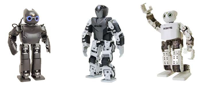 Роботы Darwin-OP, Darwin Mini и BIOLOID Premium компании Robotis
