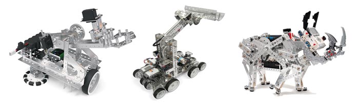 Модели роботов из наборов TETRIX серии Max