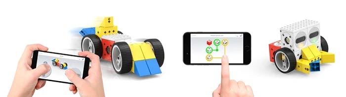 Управление роботами  с помощью приложения Tinkerbots Apps