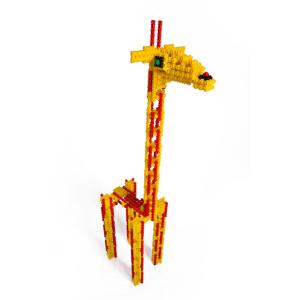Модель жирафа из детского конструктора Фанкластик